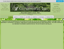 Tablet Screenshot of greenworldincusa.com